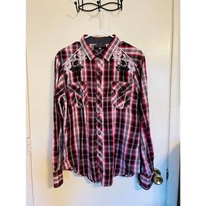 Men Pop Icon Clothing Shirt - Country Style - Size M